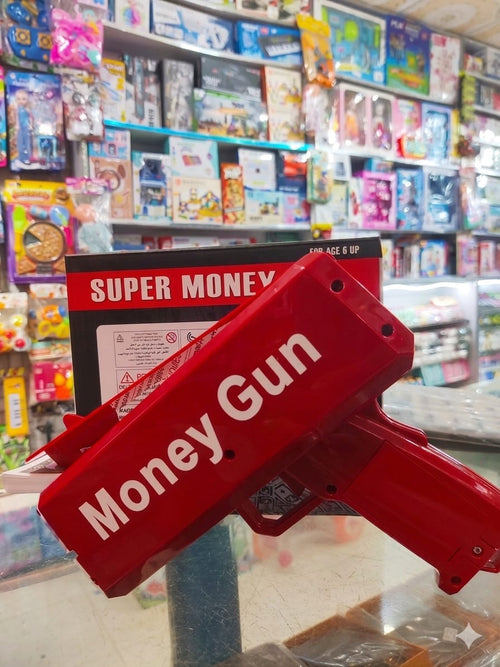 Money Gun Paper Spray Machine Toy